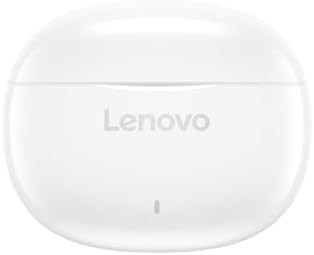 Lenovo E310 True Wireless Earbuds – Cutting-Edge Bluetooth 5.3 with Advanced Environmental Noise Cancellation for Crystal Clear Audio – 20-Hour Battery Life for All-Day Use & Comfortable Ergonomic Design – Ideal for Music Enthusiasts and Professionals in Stylish White Finish