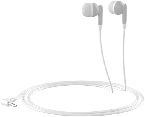 Maeline 100-Pack Bulk Earbuds with 3.5 mm Connector – Multi-Color Stereo Earphones for Schools, Events, and Promotions – Superior Sound Quality and Comfort for Everyday Use