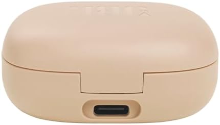 JBL Vibe Flex True Wireless Earbuds – Premium Bluetooth Earphones with Powerful Deep Bass, IP54 Water & Dust Resistance, Extended Battery Life, Hands-Free Voice Assistant Functionality, Comfortable Open-Ear Design in Elegant Beige – Perfect for Music Lovers and Active Lifestyles