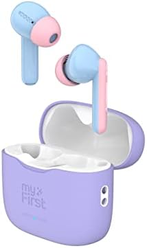 My First Carebuds Bluetooth Earbuds for Kids – Safe Listening True Wireless Ear Pods with 85 d B Volume Limit, Built-in Mic, USB-C Charging Case, Multiple Ear Tip Sizes, 6-Hour Playtime – Ideal for Children and Adults (Blue) – Premium Comfort and Audio Experience
