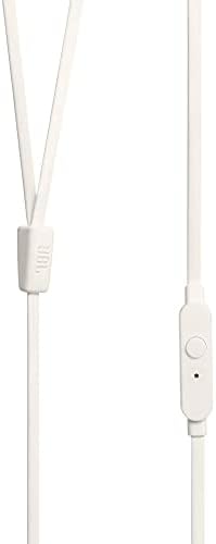 JBL TUNE 110 In-Ear Headphones – Pure Bass Sound with Tangle-Free Design and One-Button Control – Perfect for Music Lovers on the Go – Lightweight Comfort for Daily Use and Extended Listening Sessions – Compatible with Multiple Devices – Ideal for Commutes, Workouts, and Relaxation