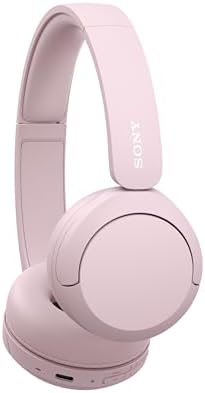 Sony WH-CH520 Bluetooth On-Ear Headphones – Superior 50-Hour Battery Life with Rapid Charge Technology for Endless Listening, Ultra-Lightweight with Comfortable Fit, Integrated Hands-Free Mic for Calls – Premium Audio Performance for Music and Meetings