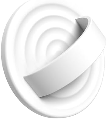 Upgraded Magnetic Phone Grip for i Phone: Premium Silicone Loop Holder with Mag Safe Compatibility – Ergonomic 360-Degree Stand, Non-Slip Design in Sleek Black for Enhanced Comfort and Secure Handling on i Phone 16/15/14/13/12 Pro Max/Plus