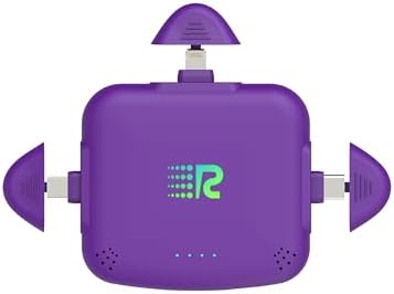 Universal COMET 3200 m Ah Portable Power Bank – Fast Charging 2.1 A, Multi-Device Compatibility for i Phone 16/15/14/13, Type C & Micro-USB – Pre-Charged, Charge 3 Devices Simultaneously, Compact Design for On-the-Go Power Solutions