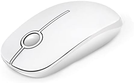 Sleek Vssoplor Wireless Mouse – Ultra-Slim Silent Optical Companion for Laptops & PCs | 2.4 GHz Nano Receiver, Perfect for Quiet Workspaces & Travel | Enhanced Compatibility for Windows, Mac & Linux