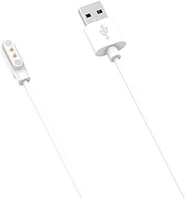 Magnetic USB Charging Cable for AMAZTIM C20 Smartwatch – Dual Pack Replacement Charger for Kospet Tank M1 Pro & C16 Military Watch – Fast, Reliable, and Versatile Charging Solution for Active Lifestyles
