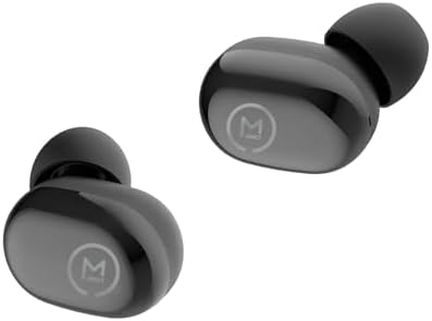 Morpheus 360 Spire True Wireless Earbuds – Premium Bluetooth 5.2 Connectivity, Immersive Hi-Fi Sound, Effortless Touch Control, Durable Waterproof Design with Chic Charging Case – Unleash Your Audio Adventure in Sleek Black