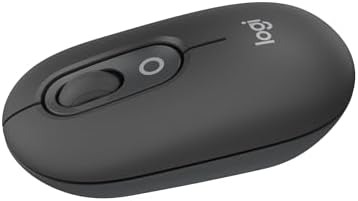 Logitech POP Wireless Mouse in Heartbreaker Rose – Customizable Emojis, Silent Click Technology, Precision Scrolling & Multi-Device Compatibility for Effortless Navigation and Personal Expression