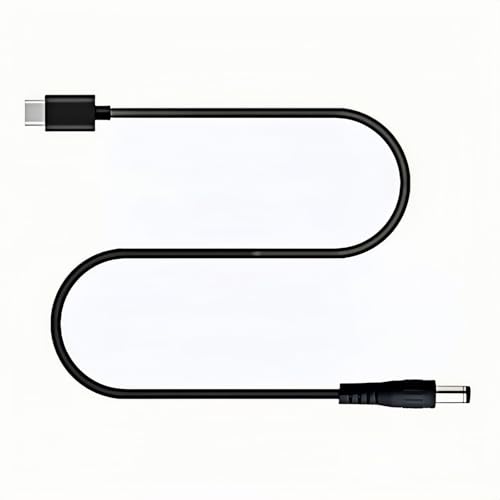 USB C to DC Power Cable 5.5 mm x 2.5 mm – 12 V 3 A Adapter for PD Chargers & Power Banks – 5 Feet Long, 2 Pack – Ultimate Outdoor & Travel Charging Solution with Enhanced Durability and Compatibility