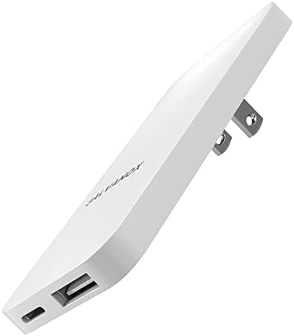 Galvanox Ultra Slim Type C Flat Wall Charger – 20 W Dual USB-C & USB-A Fast Charging Adapter for i Phone 11/12/13/14/15 Pro/Max & Samsung Galaxy – High-Speed Multi-Port Power Supply with Enhanced Compatibility & Safety Features