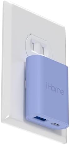 i Home 20 W Multiport USB C Charger – Fast Charging Dual Port Adapter for Home & Travel – Compact Flat USB Wall Plug with Enhanced Device Compatibility – Reliable, Efficient Power for Smartphones & Tablets