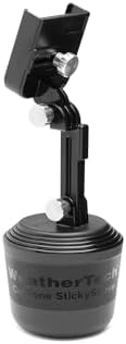 Universal Adjustable Cup Holder Phone Mount by Weather Tech – Hands-Free Smartphone Accessory for Cars and Trucks – Optimal Viewing with Extension Feature – Durable Design for i Phone and Android – Secure Charging Compatibility – Elevate Your Driving Experience