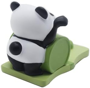 Ralcosuss Cute Panda Cell Phone Stand Smartphone Holder for Desk Resin Cartoon Animal Desk Accessories – Enhanced Compatibility and Speed