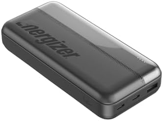 Energizer 20000 m Ah Portable Power Bank – Ultra-Fast USB-C Charger for i Phone 16/15/14/13/12, Samsung Galaxy S22/S21, Google Pixel & i Pad – Compact Multi-Device Travel Battery Pack with LED Indicator for Ultimate Convenience