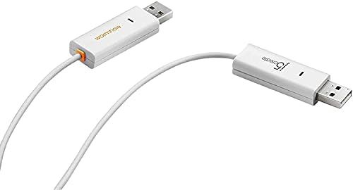 j5 create Wormhole Switch USB Cable for Effortless Keyboard and Mouse Sharing Between Mac and Windows – High-Speed Data Transfer, Plug-and-Play Convenience, and Enhanced Portability for Streamlined Workflow (JUC400)