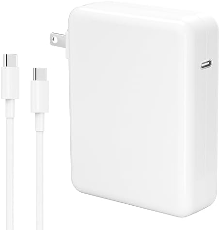 Power Up Your Devices with the 140 W USB-C Fast Charger for Mac Book Pro & More – High-Efficiency Adapter with 6.6 ft Cable, Exceptional Speed & Universal Compatibility for All USB-C Gadgets – Safe, Reliable, and Smart Charging Solution – Fully Charges Mac Book Pro 16″ in Just 1 Hour 20 Minutes, Ideal for i Pad Pro, Samsung Galaxy & Laptops – Built-In Safety Features for Overload, Short Circuit, and Overheating Protection – Experience Premium Performance and Quality with Our One-Year Guarantee and Dedicated Customer Support