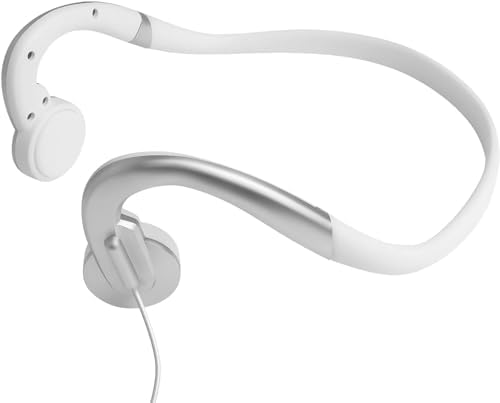 Revolutionary Wired Bone Conduction Earphones with Integrated Mic – Open-Ear Design for All-Day Comfort, Hands-Free Calling, 6 Hours Talk Time, 2.1 m Extension Cable, Universal 4 Pole φ 3.5 mm Connector, Ideal for Active Lifestyles and Enhanced Surrounding Awareness – Lightweight and Durable Audio Solution in Sleek Black