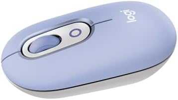 Logitech POP Wireless Mouse in Heartbreaker Rose – Customizable Emojis, Silent Click Technology, Precision Scrolling & Multi-Device Compatibility for Effortless Navigation and Personal Expression