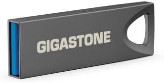 GIGASTONE 64 GB Ultra-Fast Nano Flash Drive Z90 – Compact USB 3.2 Gen 1 Storage Solution with 120 MB/s Speed, Lightweight Metal Design for PC/Mac/TV/Car Compatibility, Perfect for Reliable Data Backup and Quick File Transfers