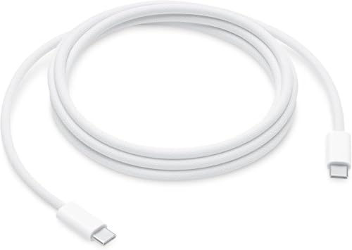 Ultra-Durable 240 W USB-C Woven Charge Cable for Apple Devices – 2 m Fast Charging Solution for i Phone 16/15 Series, i Pad Pro/Air, and Mac Book with Enhanced Flexibility and Compatibility