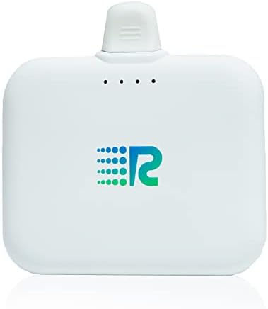 Ultra-Compact 2500 m Ah Air Portable Power Bank for Android – High-Speed 2.1 A Fast Charging USB C Travel Charger – Lightweight, Pre-Charged, and Perfect for On-the-Go Tech Enthusiasts – Stylish White Power Bank for Everyday Use