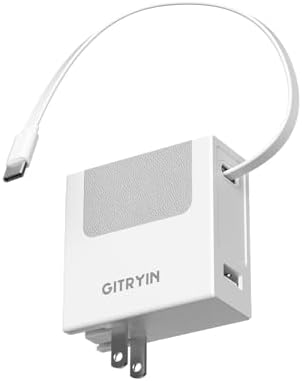 Revolutionize Your Charging Experience with the Compact Retractable Micro USB Wall Charger – 40 W Fast Charging Block with USB-C Port for Seamless Compatibility with Samsung Galaxy S7/S6/J8/J7/Note 5, Kindle, LG, PS4, and More – Perfect for Travel and Everyday Use!