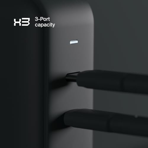 Core 65 W Ga N Fast Charger – Dual USB-C & USB-A Power Adapter for Ultimate Device Compatibility, Rapid Charging for Mac Book, i Phone 16/15/14/13/12/11, i Pad, Galaxy S24/S23 Ultra, and USB-C Laptops – Travel-Friendly Design for On-the-Go Charging Solutions