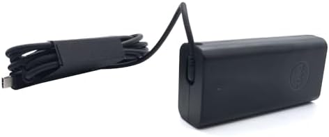 Dell 65 W USB-C Laptop Charger – Genuine AC Adapter with 3 FT Power Cord for Enhanced Performance and Compatibility with Inspiron Models – Optimized Charging for Efficient Power Delivery and Versatile Use