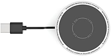 Advanced Embedded Wireless Charging Station – Ultra-Fast Qi-Compatible Charger for i Phone 15, 12, XS & More | Sleek 5 W to 15 W Performance with Enhanced Safety Technology | Ideal Modern Solution for Home and Office Charging Efficiency