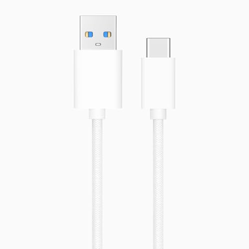 Compact 6-Inch USB A to USB C 3.1 Cable – 2-Pack for High-Speed 10 Gbps Data Transfer & Fast Charging | Perfectly Compatible with i Phone 15, Mac Book Pro, i Pad Pro, Samsung Galaxy S24, and Google Pixel | Ideal for Travel & Clutter-Free Connectivity | Durable Design for Everyday Use