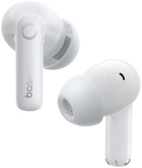 Baseus BP1 Pro Wireless Earbuds – Advanced Noise Cancelling with Real-Time Adaptive EQ, LDAC Hi-Res Audio for Ultimate Clarity, 55-Hour Playtime, 6-Mic Call Technology, IP55 Waterproof Durability, Bluetooth 6.0 Connectivity for Superior Sound Performance