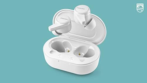 Philips T1207 True Wireless Earbuds – 18-Hour Playtime, IPX4 Water-Resistant Design for Active Lifestyles, Superior Comfort, and Effortless Bluetooth Connectivity in Stylish Teal