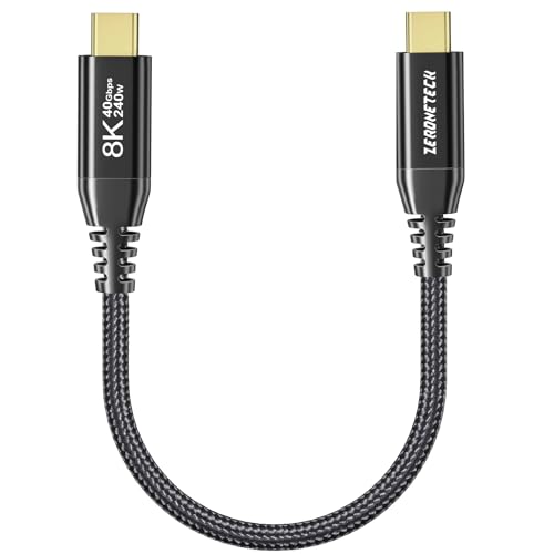 (3-Pack 5FT) 40Gbps USB C for Thunderbolt 4 Cable, [8K@60Hz/Dual 4K@60Hz] USB C Monitor Cable, 40Gbps Data Transfer, USBC Video Cord, 240W Charging for iPhone 16,Samsung,MacBook,iPad,Lenovo,SSD,KYY – Enhanced Compatibility and Speed