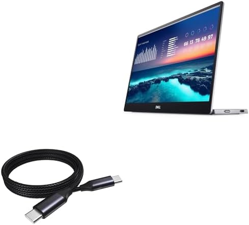 High-Performance Box Wave USB-C to USB-C Cable for Dell P1424 H – 3 ft Fast Charging and 10 Gbps Data Transfer, Premium Braided Design, Power Delivery Up to 100 W, Lightweight & Travel-Friendly for Professionals & Tech Enthusiasts