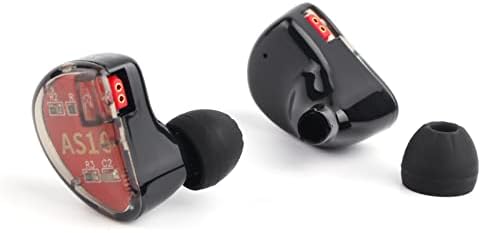 Linsoul KZ AS10 Hi-Fi Stereo Earbuds with 5 Balanced Armature Drivers – Premium Noise-Canceling In-Ear Headphones for Unmatched Sound Clarity, Detachable 0.75 mm Cable, Sleek Black Design for Comfort and Style