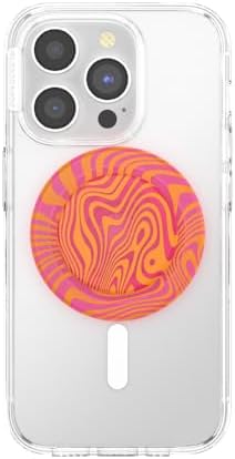 Mag Safe-Ready Tidepool Lava Pop Socket Phone Grip & Stand – Magnetic Hold for Effortless Wireless Charging, Hands-Free Viewing, and Stylish Functionality – Transform Your Mobile Experience with Enhanced Compatibility and Unique Design