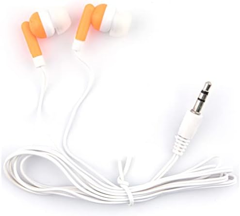 Bulk Pack of 50 Individually Wrapped Earbuds – Premium Classroom Headphones for Schools, Libraries, and Hospitals – Enhanced Compatibility, Lightweight Design, and High-Quality Sound for Focused Listening