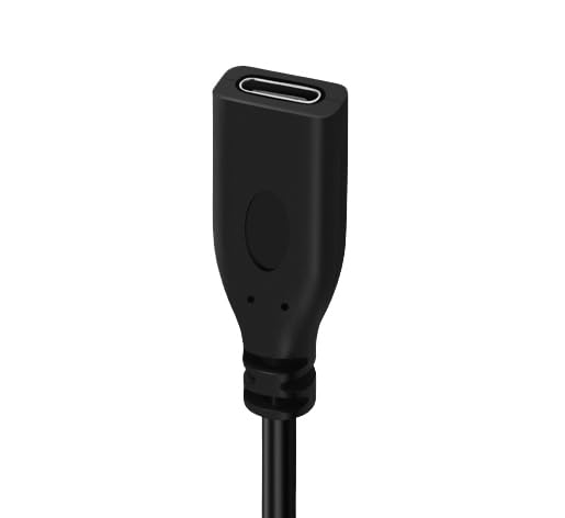 USB Type C 3.1 Panel Mount Adapter Cable 0.6FT, USB C Gen 2 Male to Female 10Gbps Data Cable with Mount Screw for MacBook Tablet, Mobile Phone, Hard Disk Drive – Enhanced Compatibility and Speed