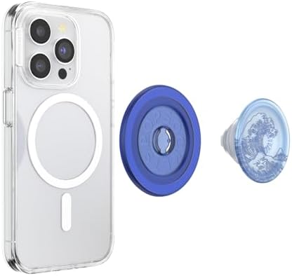 Maximize Your i Phone’s Potential with the Translucent Ocean Mag Safe Pop Grip – Magnetic Phone Stand, Hands-Free Kickstand, Customizable Style Top, Effortless Wireless Charging Compatibility for Ultimate Convenience and Secure Handling