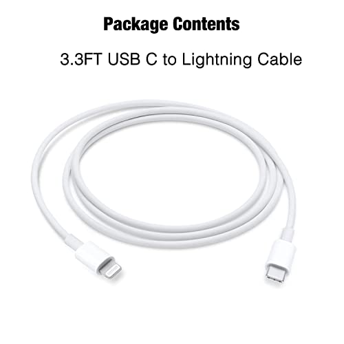 10 FT Woven Lightning to USB C Charging Cable – Premium Fast Charger for i Phone & i Pad – Tangle-Free Durability with Enhanced Length for Ultimate Flexibility – High-Quality, Reliable Performance for Home & Travel – Ideal for Apple Devices Including i Phone 14 Pro, 13, 12, SE 2 nd & More
