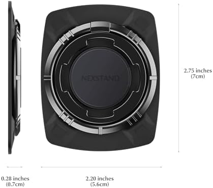 M2 Universal Magnetic Phone Ring Stand – Sleek Black N52 Grip and Kickstand for i Phone, Galaxy & Android Devices – Secure Adhesive for Ultimate Stability and Hands-Free Viewing Experience Elevate your smartphone use with the M2 Magnetic Phone Ring Stand, designed for optimal functionality and style. This innovative accessory features a powerful N52 magnet, ensuring a secure hold and stability across all smartphones, including i Phone models, Pro Max, Galaxy, and Android devices. With easy adhesive application, it delivers reliable attachment and peace of mind against accidental drops. The compact and lightweight design seamlessly integrates into your daily routine, providing a comfortable grip and a versatile kickstand for hands-free viewing. Perfect for streaming videos, video calls, or navigation, the M2 Phone Ring Stand enhances your smartphone experience while maintaining a sleek aesthetic. Invest in durability and practicality with this essential smartphone accessory, and enjoy confident usage every day.