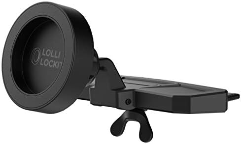 Revolutionize Your Driving with the ENCASED Lolli Lockit CD Car Mount – Magnetic Socket Holder for Pop Phone Grips, Patent Pending Design for Ultimate Stability and Convenience in Any Vehicle