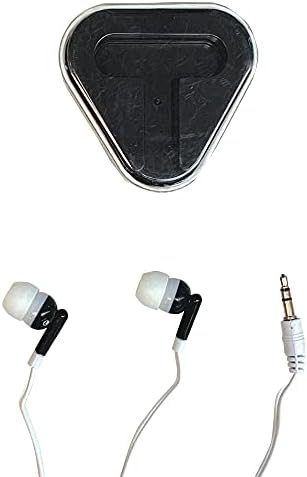 Vibrant GEDDES Raymond Earphones – Pack of 12 Colored In-Ear Headphones with Triangular Case for Enhanced Portability and Compatibility – Ideal for Kids, School Supplies, and Group Activities