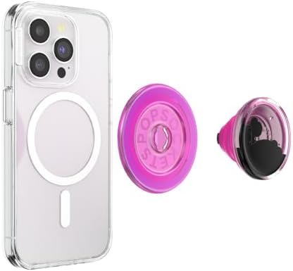 Mag Safe-Ready Pop Socket Phone Grip with Tidepool Lava Lamp Absinthe Design – Hands-Free Kickstand for Streamlined Streaming & Effortless Wireless Charging – Secure Magnetized Grip for Enhanced Functionality & Style