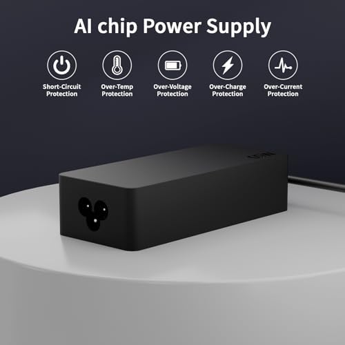 Universal 65 W/45 W USB-C Fast Charging Adapter for Lenovo Think Pad, Yoga, Chromebook & More – Lightweight, Compact Power Solution for Dell, HP, Acer, Asus, and Samsung Laptops with Enhanced Safety Features