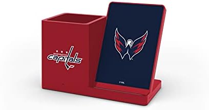 SOAR NHL Wireless Charging Station and Desk Organizer – Premium Qi Fast Charger with Team Logo for Sports Fans, Sleek Accessory Holder for a Tidy Workspace, Perfect for Phones and Essentials