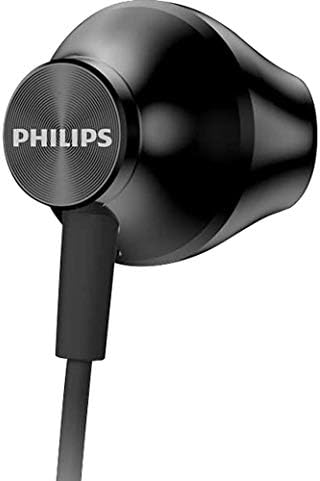 Philips USB-C Wired Earbuds with Microphone – Lightweight In-Ear Headphones Offering Powerful Bass and Seamless Compatibility for Calls and Music Control, Stylish Black Design for Daily Use and Extended Comfort