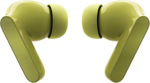 Motorola Moto Buds XT2443-1 True Wireless Earbuds with Advanced Active Noise Cancellation, Triple Microphone Clarity, and IP54 Water Resistance – Bluetooth 5.3 for Effortless Connectivity & Immersive Dolby Atmos Sound in Stylish Green – Ideal for Music Lovers, Professionals, and Fitness Buffs Seeking Premium Sound Quality and Durability