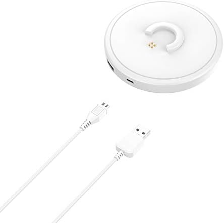 Effortless Charging Dock for Bose Soundlink Revolve Series – Fast and Sleek Cradle with 3.3 ft USB Cable for Instant Power and Uninterrupted Audio Enjoyment – Essential Accessory for Optimal Sound Performance in Elegant White Finish