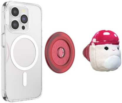 Squishmallow-Inspired Mag Safe Phone Grip & Kickstand – Secure Magnetic Attachment for Effortless Hands-Free Use and Wireless Charging – Stylish Pop Socket Accessory to Elevate Your Mobile Experience with Fun Design and Ultimate Convenience